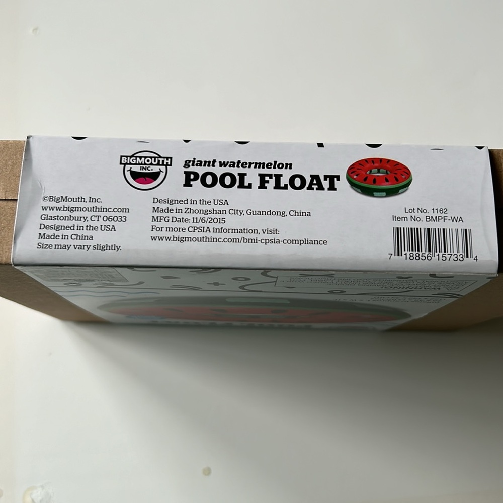 Giant Watermelon Pool Float - Picture 2 of 3